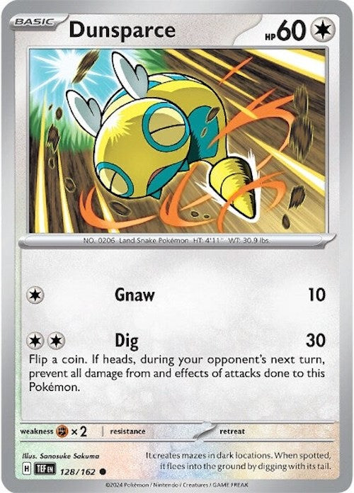 Dunsparce (128/162) [Scarlet & Violet: Temporal Forces] | Good Games North