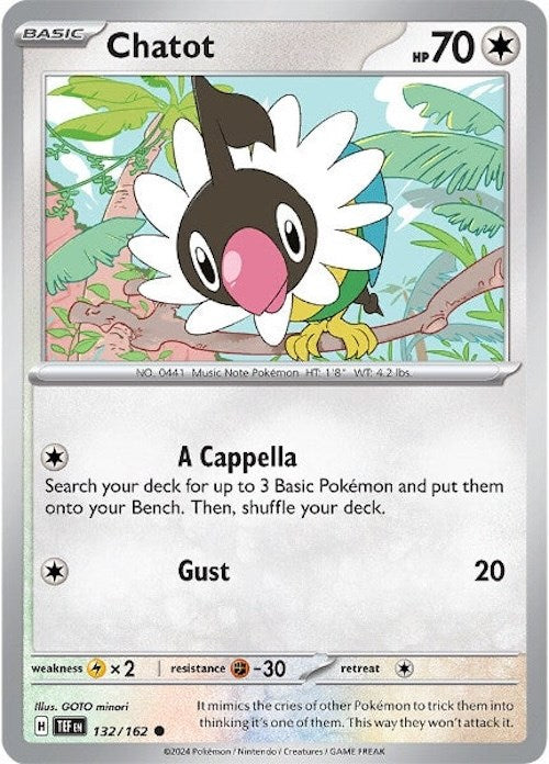 Chatot (132/162) [Scarlet & Violet: Temporal Forces] | Good Games North