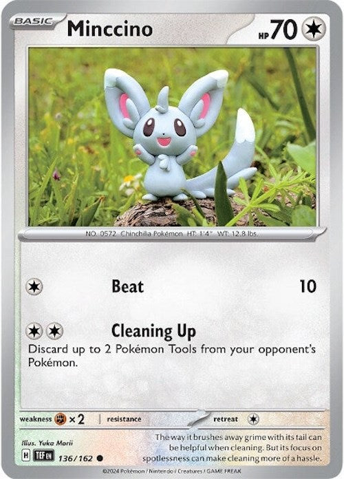 Minccino (136/162) [Scarlet & Violet: Temporal Forces] | Good Games North