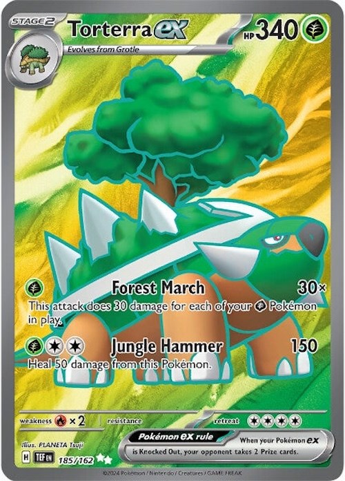 Torterra ex (185/162) [Scarlet & Violet: Temporal Forces] | Good Games North