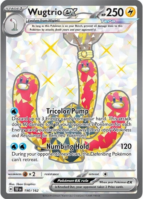 Wugtrio ex (190/162) [Scarlet & Violet: Temporal Forces] | Good Games North