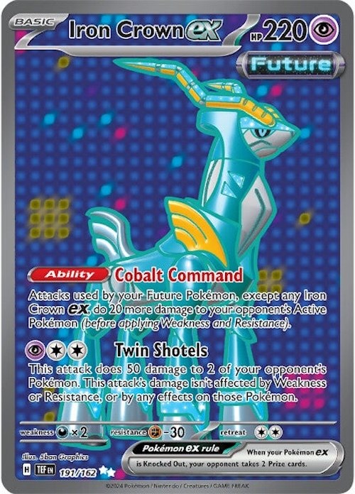 Iron Crown ex (191/162) [Scarlet & Violet: Temporal Forces] | Good Games North