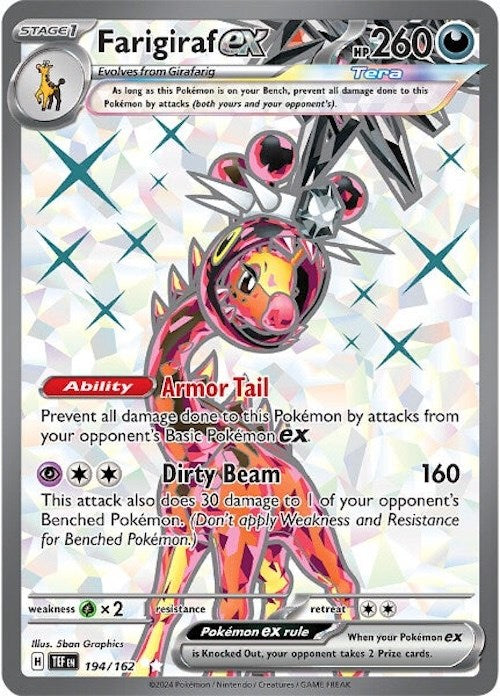 Farigiraf ex (194/162) [Scarlet & Violet: Temporal Forces] | Good Games North