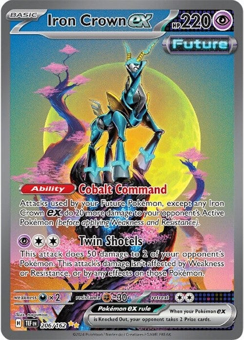 Iron Crown ex (206/162) [Scarlet & Violet: Temporal Forces] | Good Games North