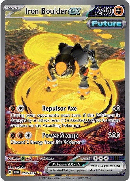 Iron Boulder ex (207/162) [Scarlet & Violet: Temporal Forces] | Good Games North