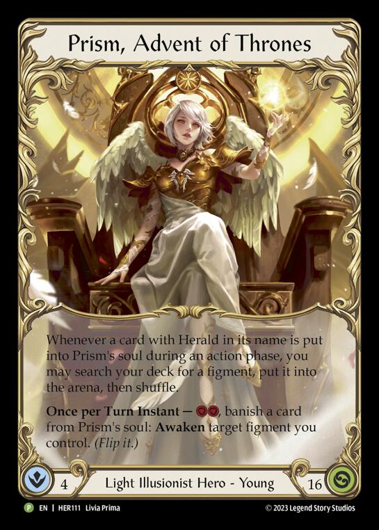 Prism, Advent of Thrones [HER111] (Promo)  Rainbow Foil | Good Games North