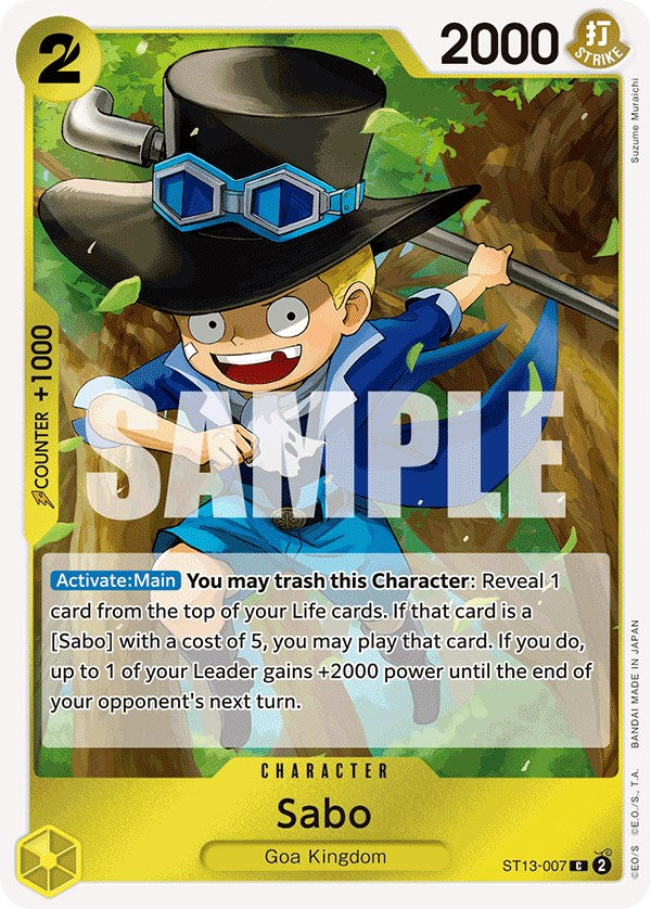 Sabo [Ultra Deck: The Three Brothers] | Good Games North