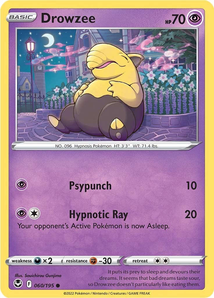 Drowzee (060/195) [Sword & Shield: Silver Tempest] | Good Games North
