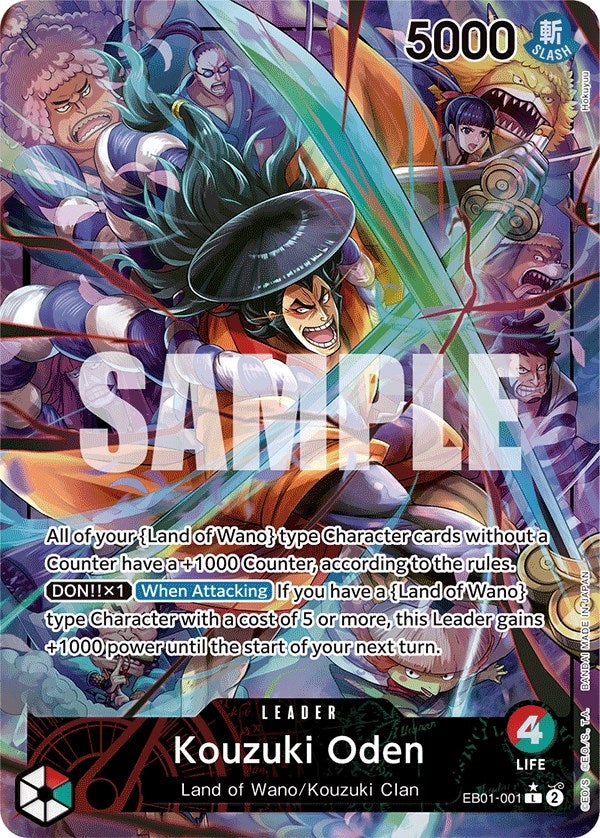 Kouzuki Oden (Alternate Art) [Extra Booster: Memorial Collection] | Good Games North