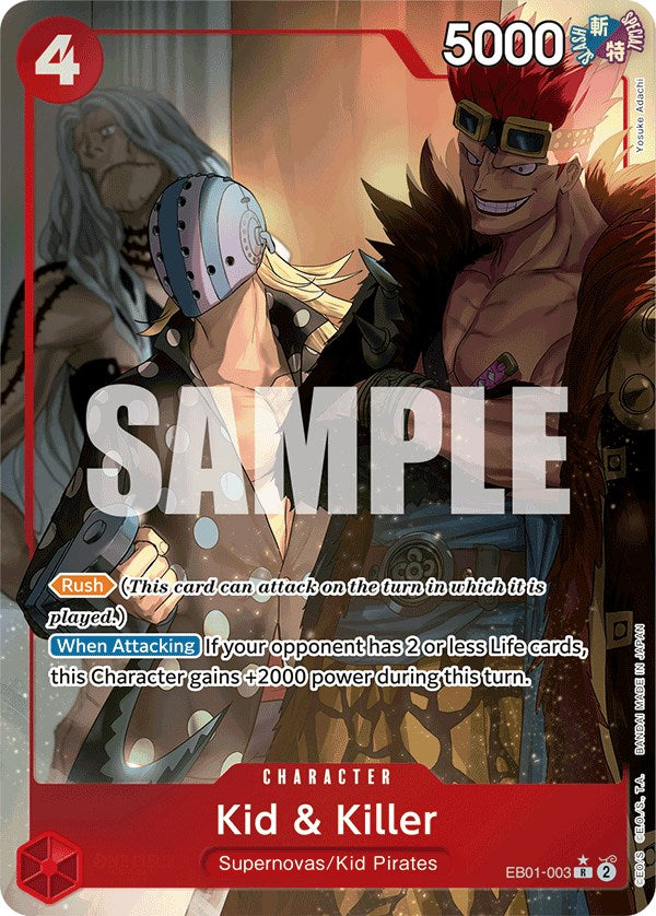 Kid & Killer (Alternate Art) [Extra Booster: Memorial Collection] | Good Games North