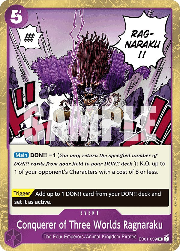 Conquerer of Three Worlds Ragnaraku [Extra Booster: Memorial Collection] | Good Games North