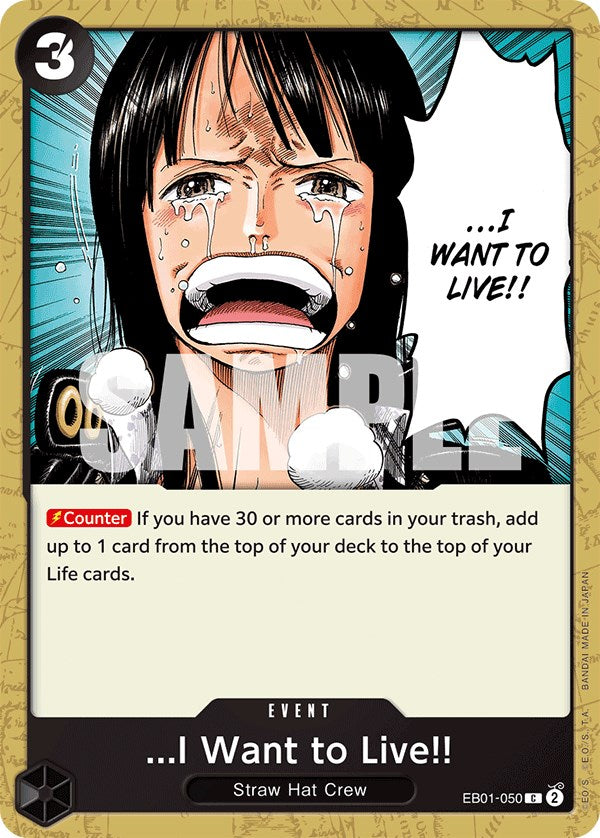 ...I Want to Live!! [Extra Booster: Memorial Collection] | Good Games North