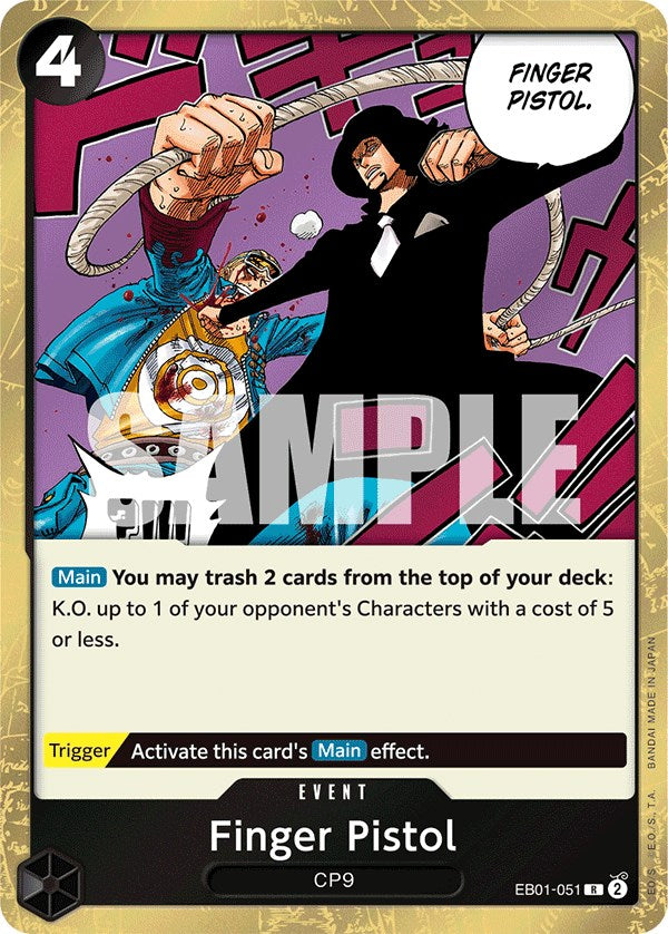 Finger Pistol [Extra Booster: Memorial Collection] | Good Games North