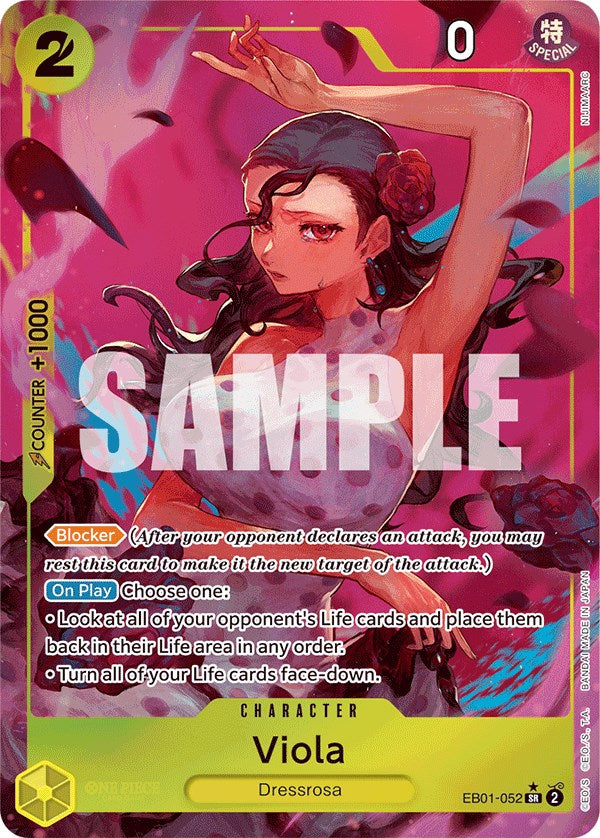 Viola (Alternate Art) [Extra Booster: Memorial Collection] | Good Games North