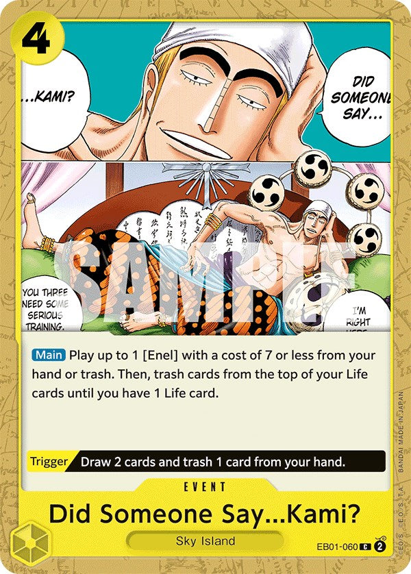 Did Someone Say...Kami? [Extra Booster: Memorial Collection] | Good Games North