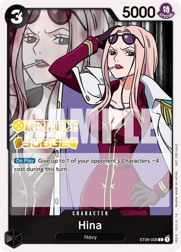 Hina (Judge Pack Vol. 3) [One Piece Promotion Cards] | Good Games North