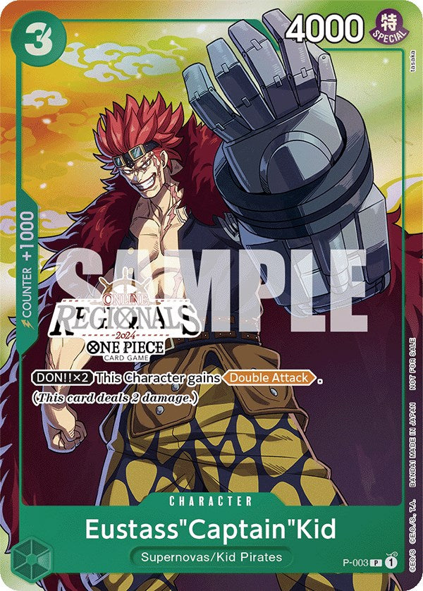 Eustass"Captain"Kid (Online Regional 2024 Vol. 2) [Participant] [One Piece Promotion Cards] | Good Games North