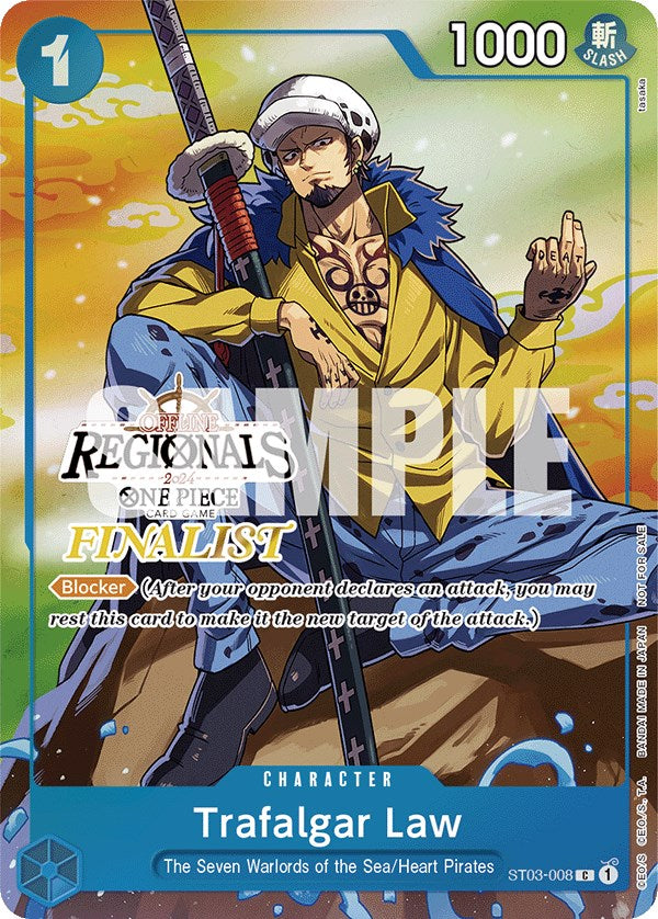 Trafalgar Law (Offline Regional 2024 Vol. 2) [Finalist] [One Piece Promotion Cards] | Good Games North