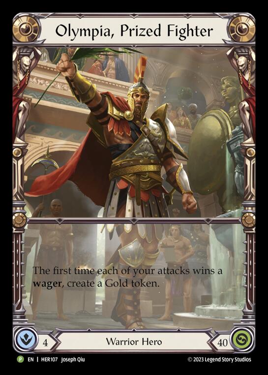 Olympia, Prized Fighter [HER107] (Promo)  Rainbow Foil | Good Games North