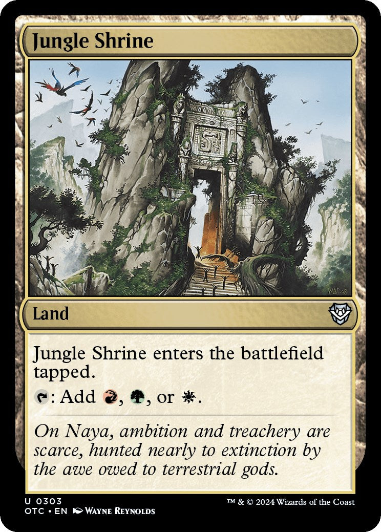 Jungle Shrine [Outlaws of Thunder Junction Commander] | Good Games North