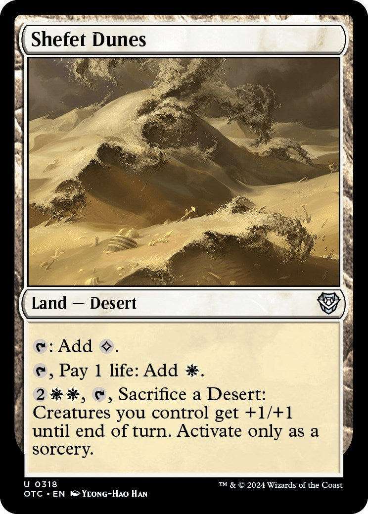 Shefet Dunes [Outlaws of Thunder Junction Commander] | Good Games North