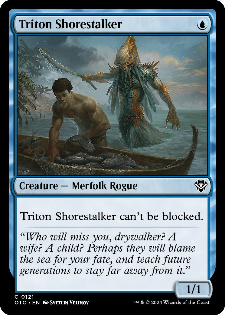 Triton Shorestalker [Outlaws of Thunder Junction Commander] | Good Games North