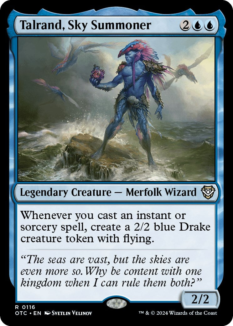 Talrand, Sky Summoner [Outlaws of Thunder Junction Commander] | Good Games North
