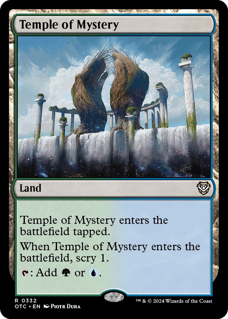 Temple of Mystery [Outlaws of Thunder Junction Commander] | Good Games North