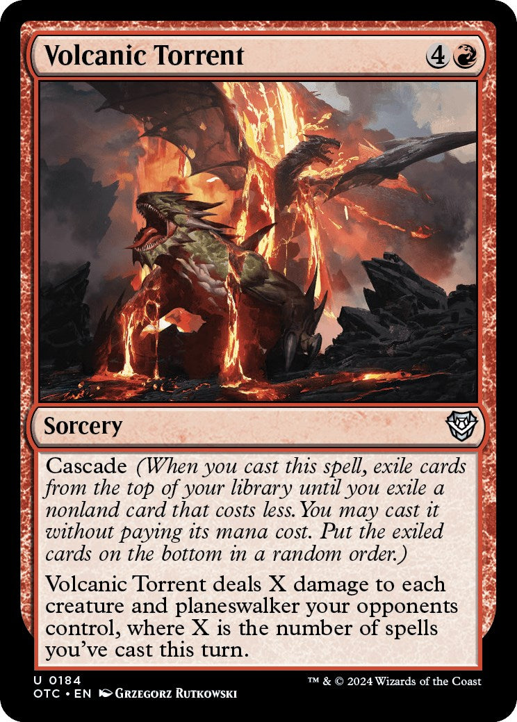 Volcanic Torrent [Outlaws of Thunder Junction Commander] | Good Games North