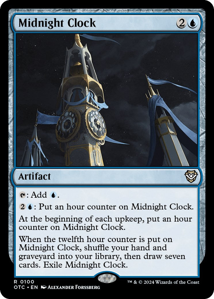 Midnight Clock [Outlaws of Thunder Junction Commander] | Good Games North