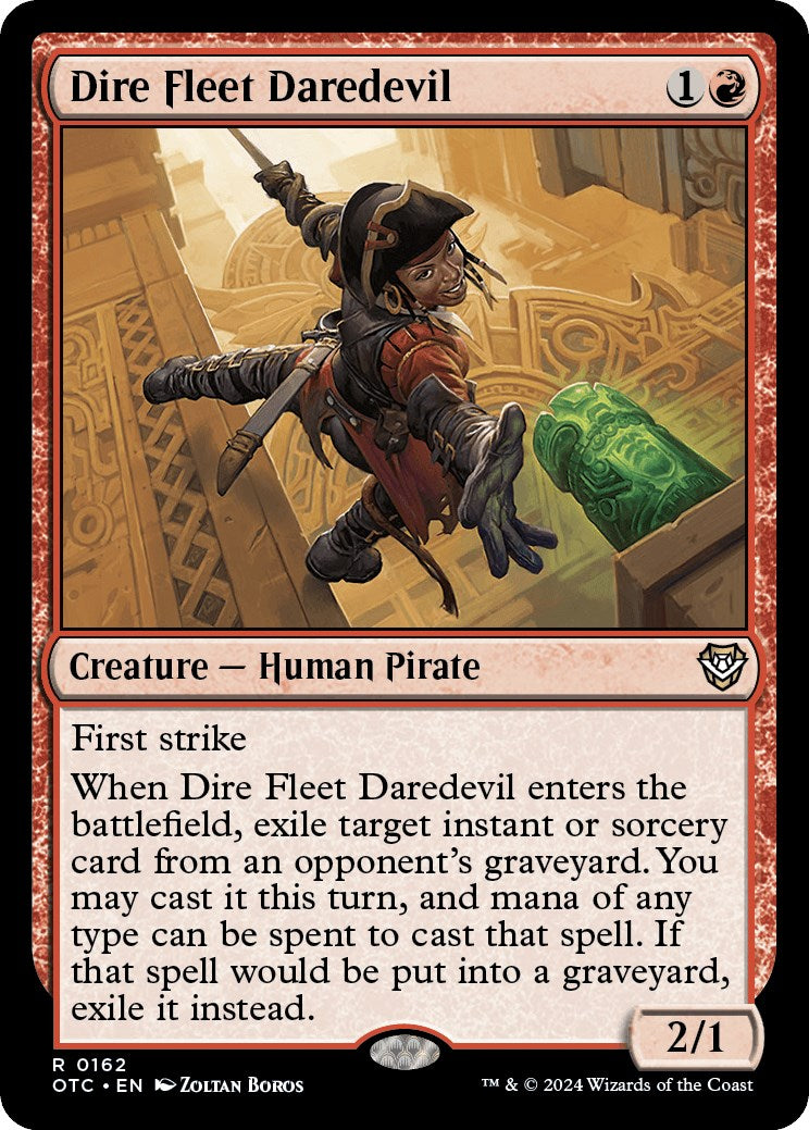 Dire Fleet Daredevil [Outlaws of Thunder Junction Commander] | Good Games North
