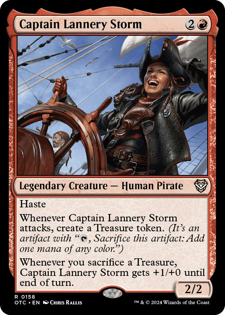 Captain Lannery Storm [Outlaws of Thunder Junction Commander] | Good Games North