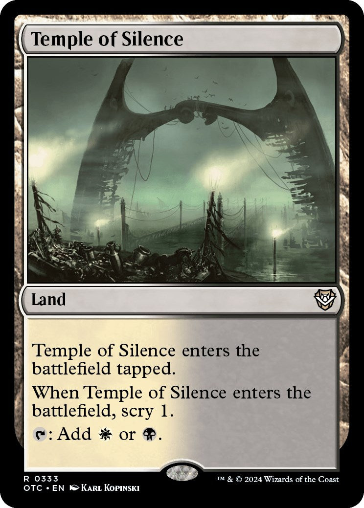 Temple of Silence [Outlaws of Thunder Junction Commander] | Good Games North