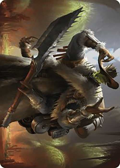 Hardbristle Bandit Art Card [Outlaws of Thunder Junction Art Series] | Good Games North