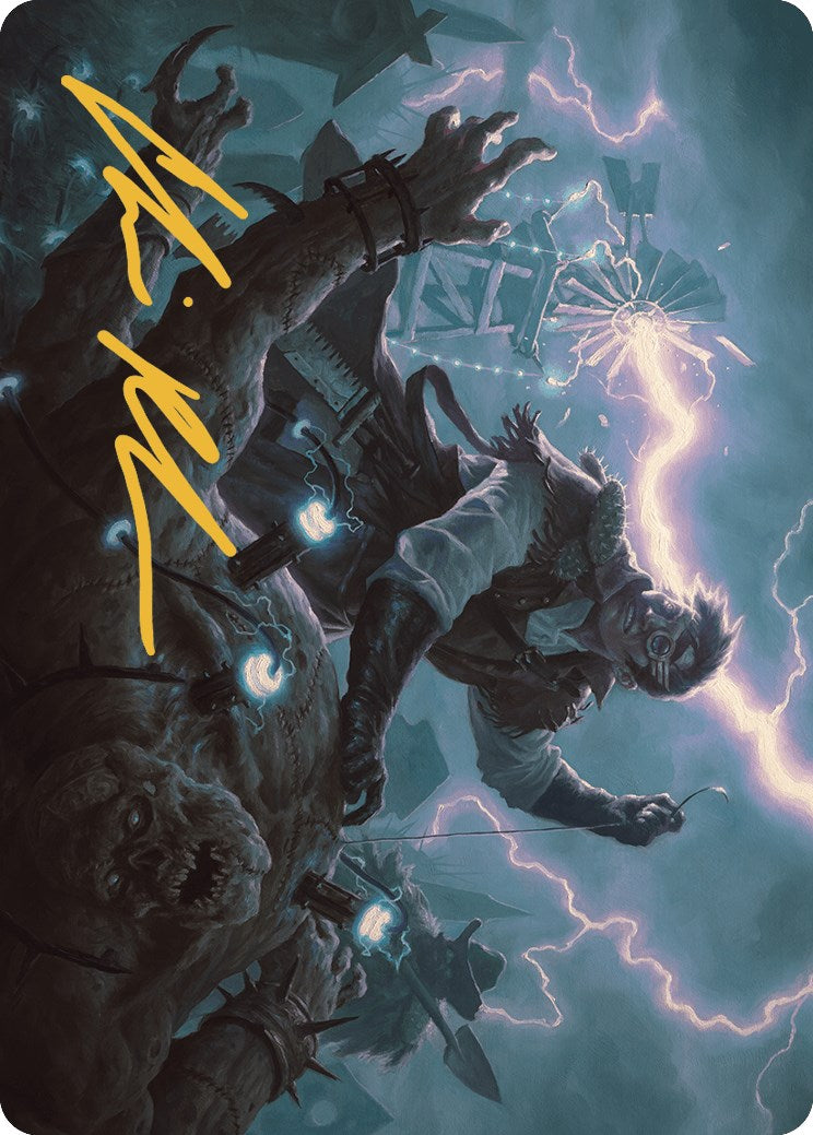Geralf, the Fleshwright Art Card (Gold-Stamped Signature) [Outlaws of Thunder Junction Art Series] | Good Games North