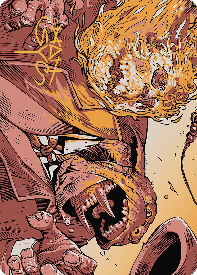 Skullcrack Art Card (Gold-Stamped Signature) [Outlaws of Thunder Junction Art Series] | Good Games North