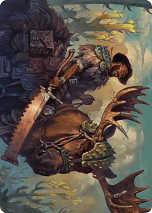 Spinewoods Paladin Art Card [Outlaws of Thunder Junction Art Series] | Good Games North