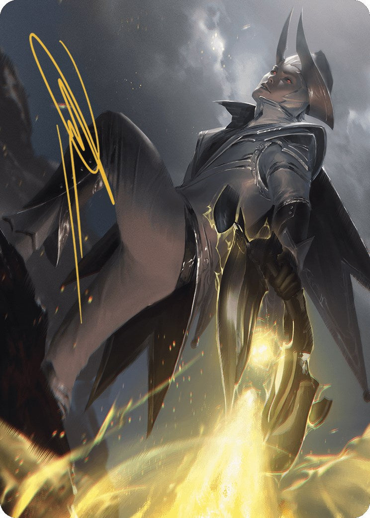 Ruthless Lawbringer Art Card (Gold-Stamped Signature) [Outlaws of Thunder Junction Art Series] | Good Games North