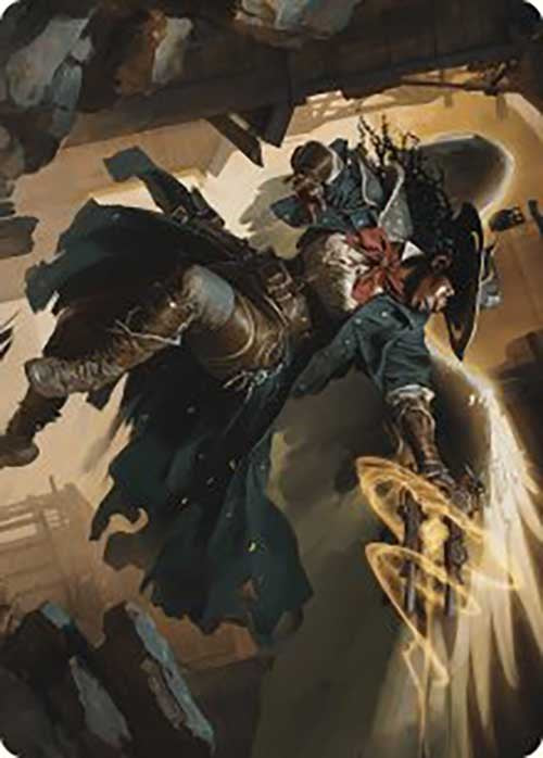 Archangel of Tithes Art Card [Outlaws of Thunder Junction Art Series] | Good Games North