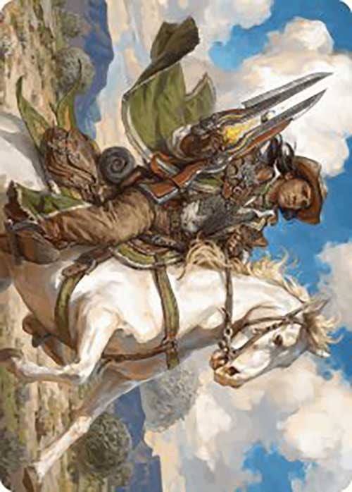 Wylie Duke, Atiin Hero Art Card [Outlaws of Thunder Junction Art Series] | Good Games North