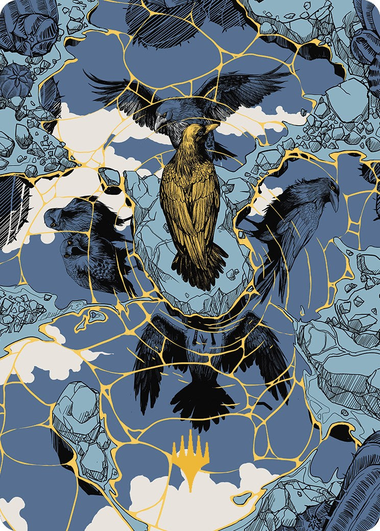 Fractured Identity Art Card (Gold-Stamped Signature) [Outlaws of Thunder Junction Art Series] | Good Games North