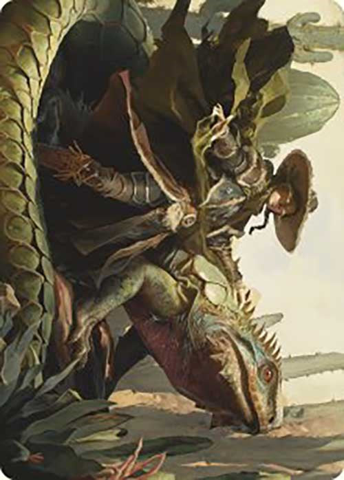 Outcaster Trailblazer Art Card [Outlaws of Thunder Junction Art Series] | Good Games North