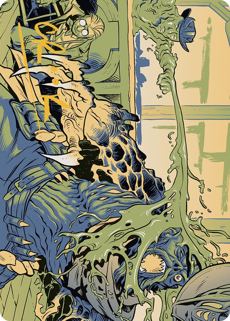 Voidslime Art Card (Gold-Stamped Signature) [Outlaws of Thunder Junction Art Series] | Good Games North