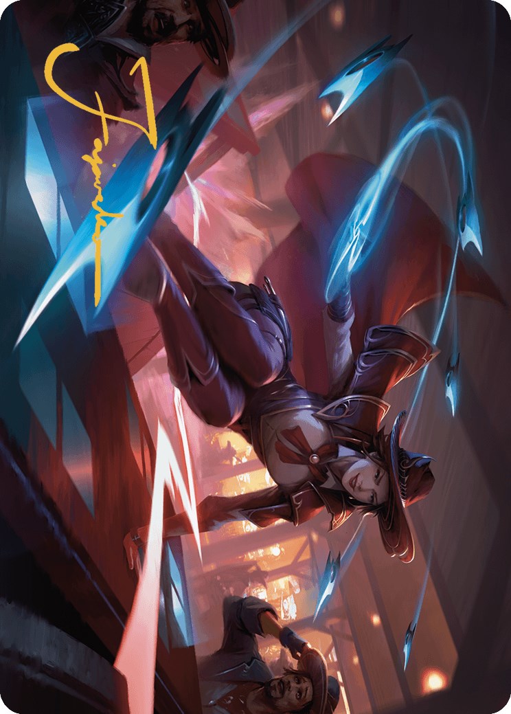 Slick Sequence Art Card (Gold-Stamped Signature) [Outlaws of Thunder Junction Art Series] | Good Games North