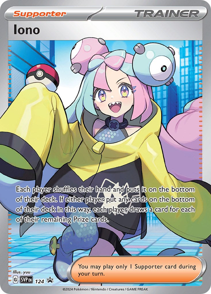Iono (124) [Scarlet & Violet: Black Star Promos] | Good Games North