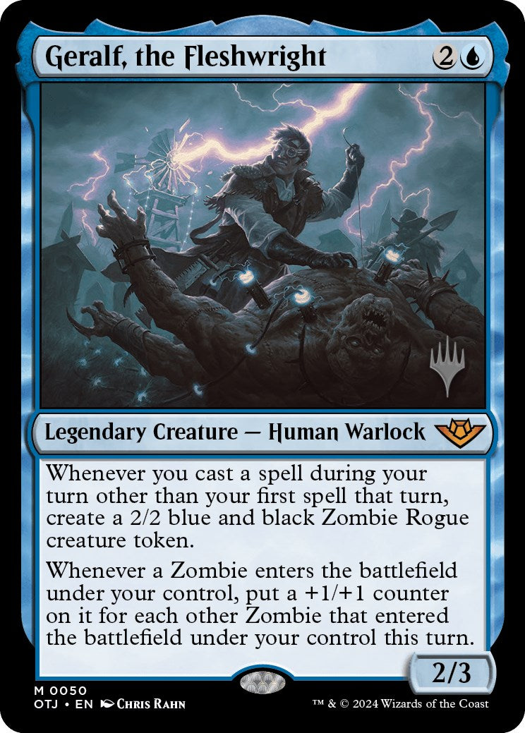 Geralf, the Fleshwright (Promo Pack) [Outlaws of Thunder Junction Promos] | Good Games North