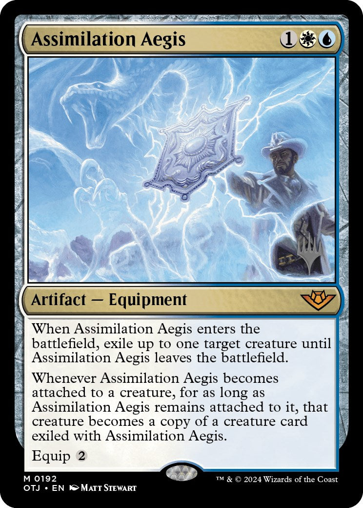 Assimilation Aegis (Promo Pack) [Outlaws of Thunder Junction Promos] | Good Games North