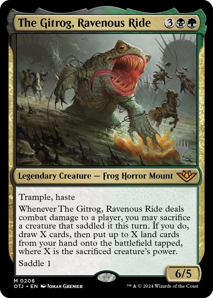The Gitrog, Ravenous Ride (Promo Pack) [Outlaws of Thunder Junction Promos] | Good Games North