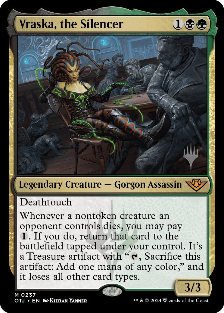 Vraska, the Silencer (Promo Pack) [Outlaws of Thunder Junction Promos] | Good Games North