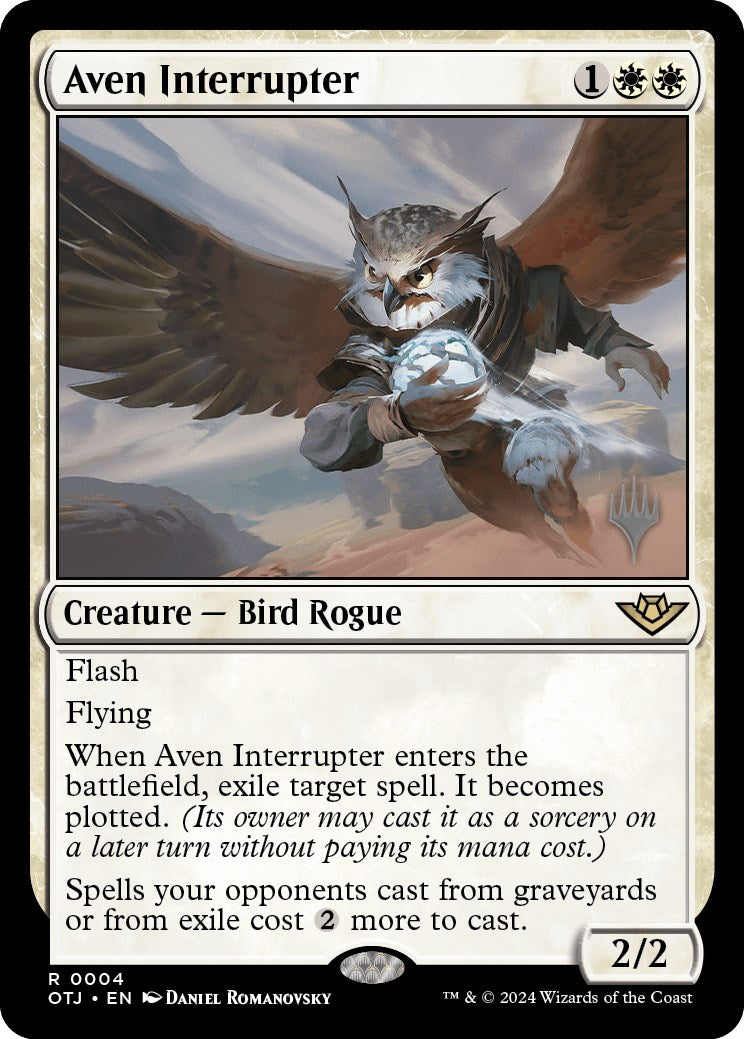 Aven Interrupter (Promo Pack) [Outlaws of Thunder Junction Promos] | Good Games North